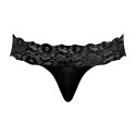 Male Power Scandal-Lace Stringi męskie z koronką L/XL czarne