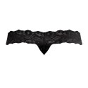 Male Power Scandal-Lace Stringi męskie z koronką L/XL czarne