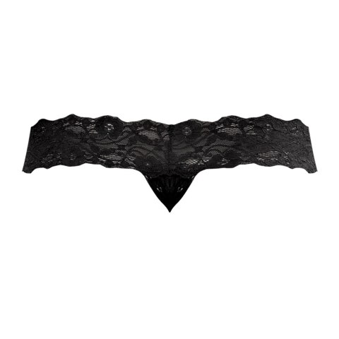 Male Power Scandal-Lace Stringi męskie z koronką L/XL czarne Male Power Scandal-Lace Stringi męskie z koronką L/XL czarne