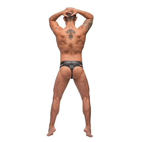 Male Power Stringi LXL Check'd Mate Szachownica z Wycięciami Male Power Stringi LXL Check'd Mate Szachownica z Wycięciami