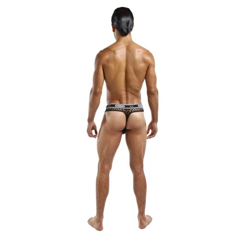 Male Power Stringi Lo Rise LXL czarne niskie wycięcie Peep Show Male Power Stringi Lo Rise LXL czarne niskie wycięcie Peep Show