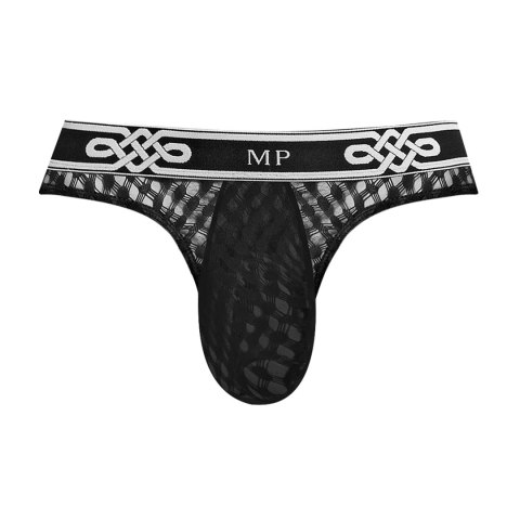 Male Power Stringi Lo Rise SM męskie, niskie wycięcie, czarne Male Power Stringi Lo Rise SM męskie, niskie wycięcie, czarne