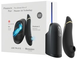 Arcwave Zestaw Premium Wodoodporny - Stroker Ion + Womanizer Premium 2