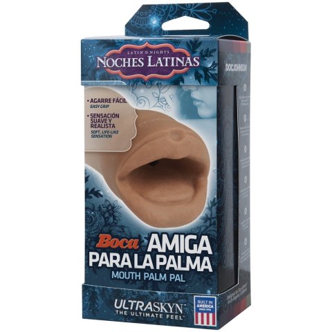 Doc Johnson Amiga Palma linia Noches Latinas - model usta, kolor karmelowy Doc Johnson Amiga Palma linia Noches Latinas - model usta, kolor karmelowy