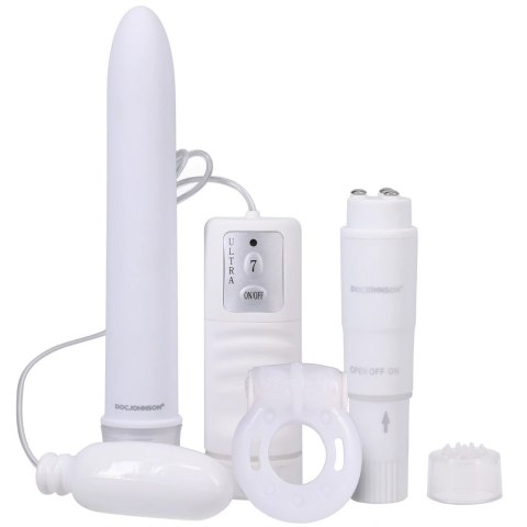 Doc Johnson Black Magic Pleasure Set - Zestaw wielofunkcyjny z wibracją Doc Johnson Black Magic Pleasure Set - Zestaw wielofunkcyjny z wibracją
