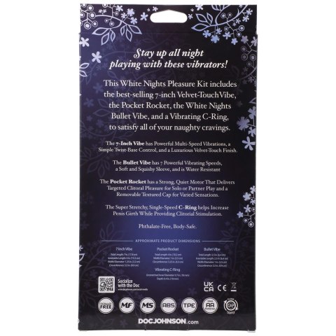 Doc Johnson Black Magic Pleasure Set - Zestaw wielofunkcyjny z wibracją Doc Johnson Black Magic Pleasure Set - Zestaw wielofunkcyjny z wibracją
