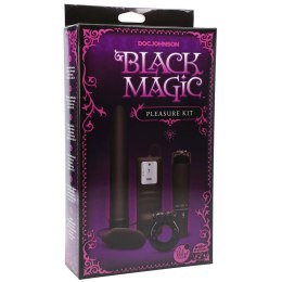 Doc Johnson Black Magic Zestaw wielofunkcyjny z wibratorem i pierścieniem
