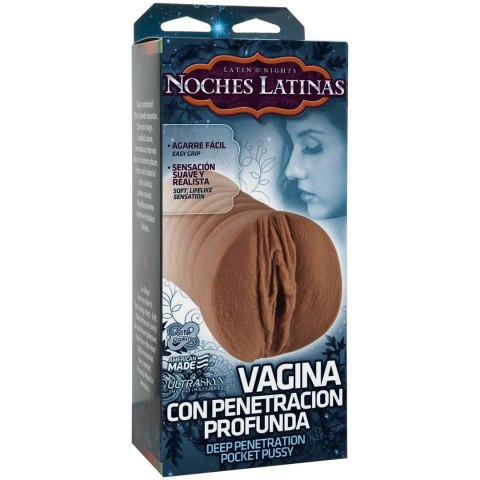 Doc Johnson Noches Latinas Amiga Palma ULTRASKYN karmelowy, kompaktowy Doc Johnson Noches Latinas Amiga Palma ULTRASKYN karmelowy, kompaktowy
