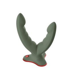 Fun Factory Ryde Podwojny Model Intymny z Podstawką Oliwkowy 12,3 cm