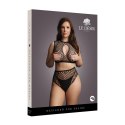 Le Desir Komplet Top i Figi Plus Size kabaretka XL-4XL czarny
