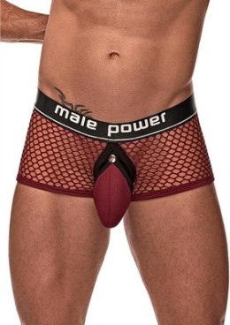 Male Power Cock Pit Net szorty siateczkowe z odpinanym panelem L