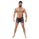 Male Power Iron Clad szorty męskie z siateczkową kieszenią czarne S