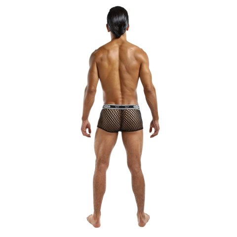 Male Power Mini szorty Peep Show czarne niska talia rozmiar L Male Power Mini szorty Peep Show czarne niska talia rozmiar L
