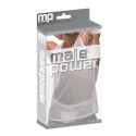 Male Power Stretch Net tank top siateczkowy czarny, wycięcie na plecach
