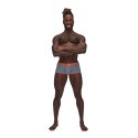 Male Power Uplift Mini Short Casanova szorty podnoszące czarne