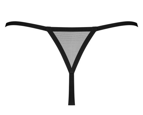 Obsessive Novenes M/L - Stringi z rożowym akcentem, bez części dolnej Obsessive Novenes M/L - Stringi z rożowym akcentem, bez części dolnej
