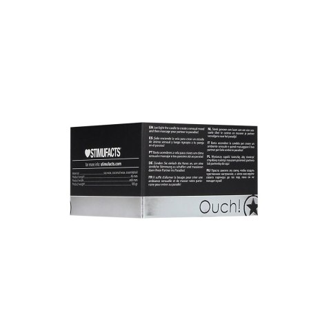 Ouch! Świeca do masażu z nutą feromonową 150g Ouch! Świeca do masażu z nutą feromonową 150g