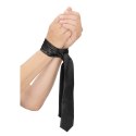 Ouch! Tie Me Up - Krawat wiązany, uniwersalny, czarny
