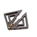 Lockink Zaciski regulowane z zawieszką dekoracyjną szare metal bez niklu