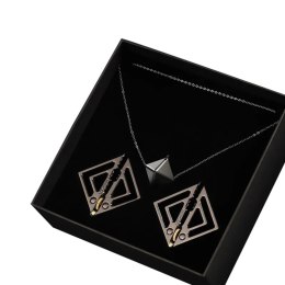 Lockink zaciski regulowane z zawieszką metal szary bezniklowy