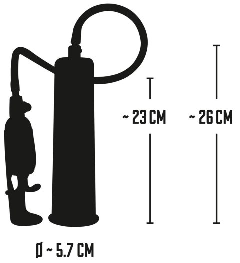 Mr. Boner Elastyczna Pompa Powietrzna z Bezpiecznym Uchwytom 26 cm Mr. Boner Elastyczna Pompa Powietrzna z Bezpiecznym Uchwytom 26 cm
