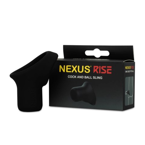 Nexus Rise silikonowy pierścień podwojny czarny - elastyczny uchwyt Nexus Rise silikonowy pierścień podwojny czarny - elastyczny uchwyt