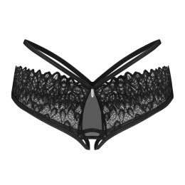 Obsessive Donarella majtki bez krocza czarne XL/2XL koronka