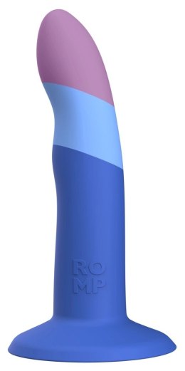 ROMP Piccolo Faliste Dwukolorowe Silikonowe Akcesorium 14 cm Przyssawka