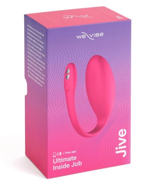 We-Vibe Jive Electric Rożowy - Anatomiczne Jajko Wibrujące Bluetooth We-Vibe Jive Electric Rożowy - Anatomiczne Jajko Wibrujące Bluetooth
