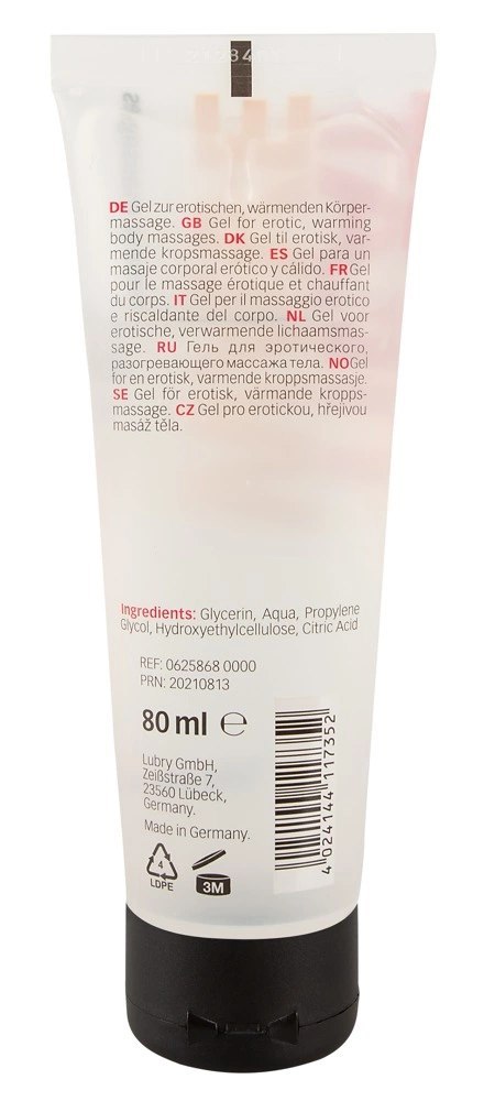 Just Play Heat Wave żel do masażu rozgrzewający, bezolejowy 80ml Just Play Heat Wave żel do masażu rozgrzewający, bezolejowy 80ml