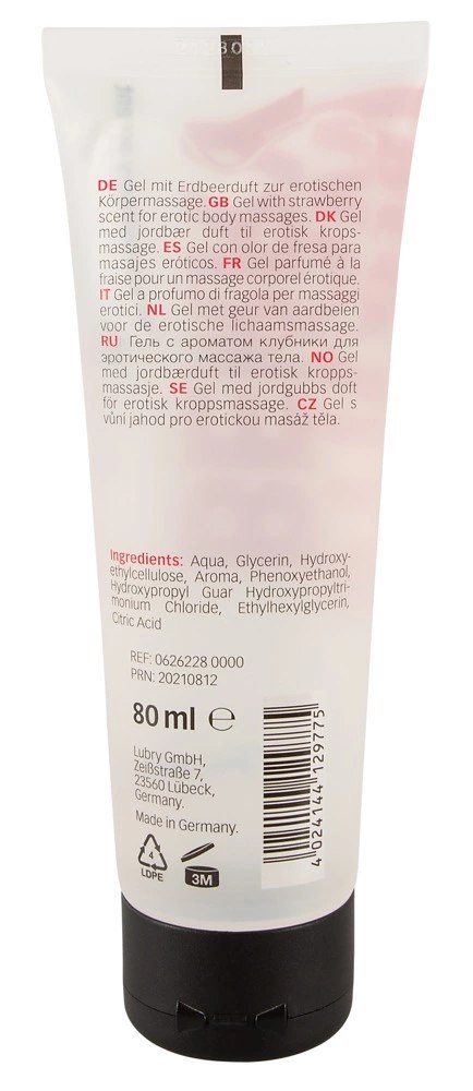 Just Play Żel intymny wodny truskawkowy 80ml vegan beztłuszczowy Just Play Żel intymny wodny truskawkowy 80ml vegan beztłuszczowy