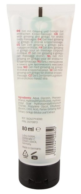 Just Play Żel intymny wodny z żeń-szeniem i miłorzębem 80 ml, wegański