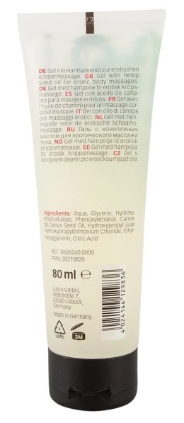 Just Play Żel na bazie wody z olejem konopnym 80ml wegański