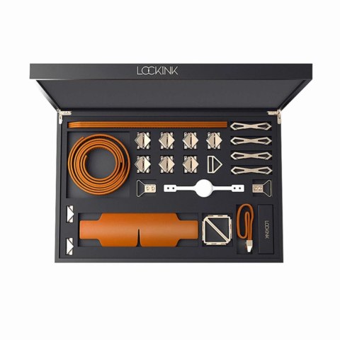 LOCKINK Zestaw akcesoriow do praktyk z opaską brązowy powiększony LOCKINK Zestaw akcesoriow do praktyk z opaską brązowy powiększony