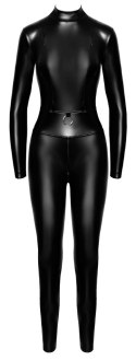 Noir Handmade L Kombinezon Czarny Zamek Stojka Pierścień Model L-Size