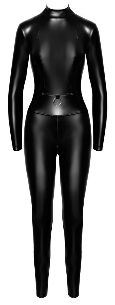 Noir Handmade L Kombinezon Czarny Zamek Stojka Pierścień Model L-Size Noir Handmade L Kombinezon Czarny Zamek Stojka Pierścień Model L-Size