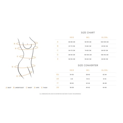 Obsessive Norides komplet 3-częściowy XL/2XL czarny z koronką Obsessive Norides komplet 3-częściowy XL/2XL czarny z koronką