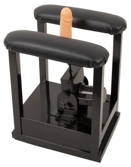 The Banger Sit-On-Me - zaawansowana maszyna intymna z nakładką TPE 18 cm