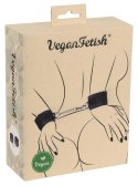 Vegan Fetish Kajdanki z Rzepami i Łańcuszkiem, Wegańskie, Regulowane