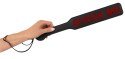 Bad Kitty Paddle Czarna Łopatka Poliuretanowa 39 cm z Czerwonymi Detalami