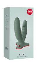 Fun Factory Ryde Wild Olive Zielony - Anatomiczny Model Podwojny z Silikonu