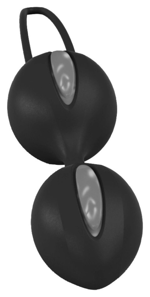 Fun Factory Smartballs Duo czarne kulki treningowe Kegla 10cm Fun Factory Smartballs Duo czarne kulki treningowe Kegla 10cm