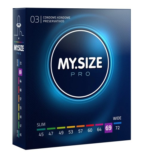 MY.SIZE PRO 69 mm - Prezerwatywy Vytex, ultracienkie, 3 szt.