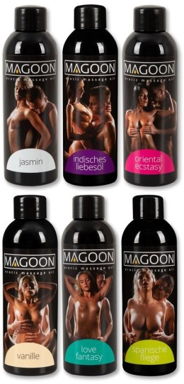 Magoon Zestaw Olejkow do Masażu 6x100ml - Rożne Kompozycje Zapachowe