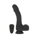 Naked Addiction Wibrator Czarny 23cm Silikonowy Pilot Obracany