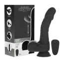 Naked Addiction Wibrator Czarny 23cm Silikonowy Pilot Obracany