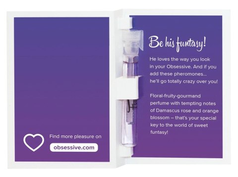 Obsessive Fun Perfumy z feromonami kwiatowo-owocowe 50x1ml Obsessive Fun Perfumy z feromonami kwiatowo-owocowe 50x1ml