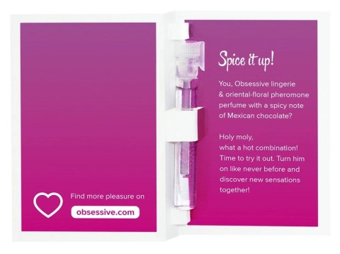 Obsessive Spicy Perfumy Orientalno-Kwiatowe 50x1 ml Flakoniki Obsessive Spicy Perfumy Orientalno-Kwiatowe 50x1 ml Flakoniki