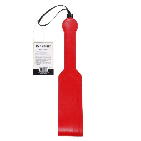 Sportsheets Sex & Mischief Amor Paddle czerwone podwojne pasma 36cm Sportsheets Sex & Mischief Amor Paddle czerwone podwojne pasma 36cm