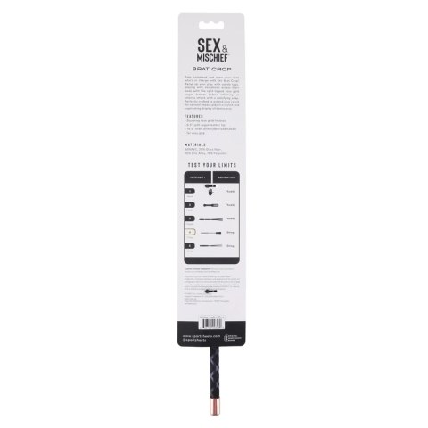 Sportsheets Sex & Mischief Paddle rożowo-złote, wegańska skora 47cm Sportsheets Sex & Mischief Paddle rożowo-złote, wegańska skora 47cm